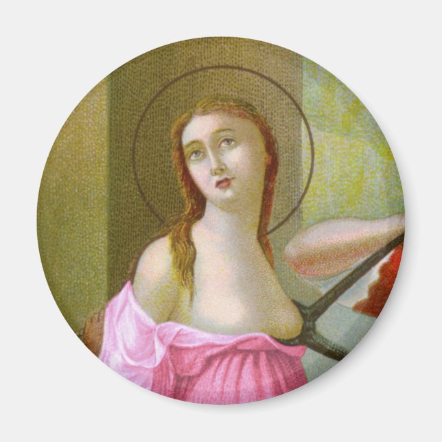 Aimant Pink St. Agatha (M 003) (Devant)