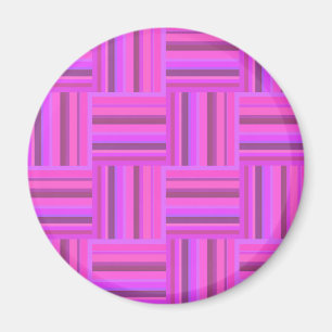 Aimant Pink stripes weave pattern