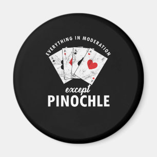 Aimant Pinochle Binocle Penuchle Cartes Jeu Cadeau
