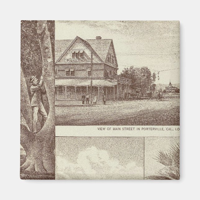 Aimant Pioneer Land Co, contrat, Porterville (Devant)