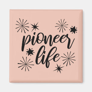 Aimant Pioneer Life Sparkly Calligraphy