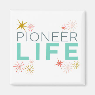 Aimant Pioneer Life Sparkly Colorée