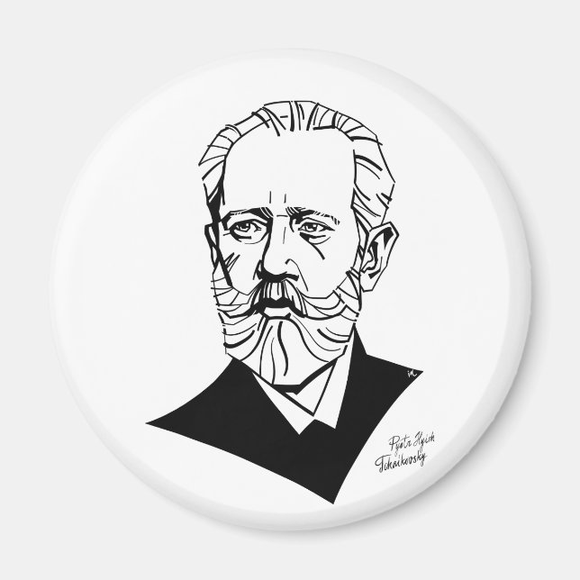 Aimant Piotr Tchaïkovski (Devant)