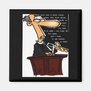 Aimant Pious Priest Limerick drôle