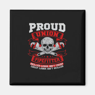 Aimant Pipefitter Steamfitter Plumber - Main-d'oeuvre qua