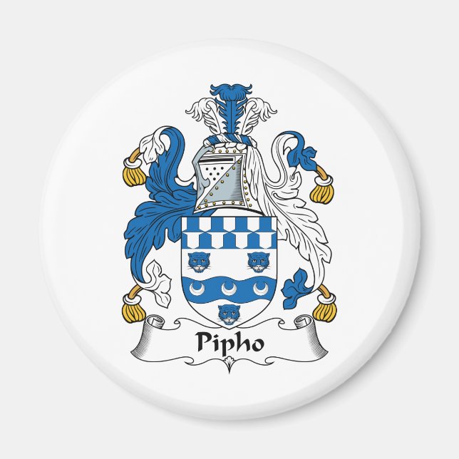 Aimant Pipho Family Crest (Devant)