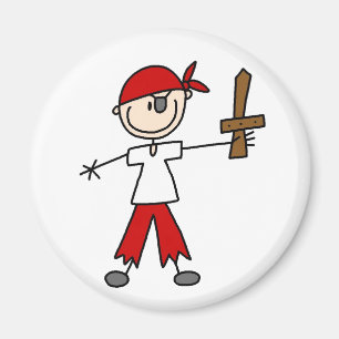 Aimant Pirate Bâton Avec Épée
