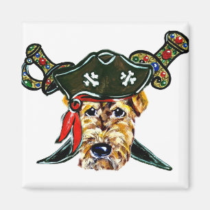 Aimant Pirate d'Airedale