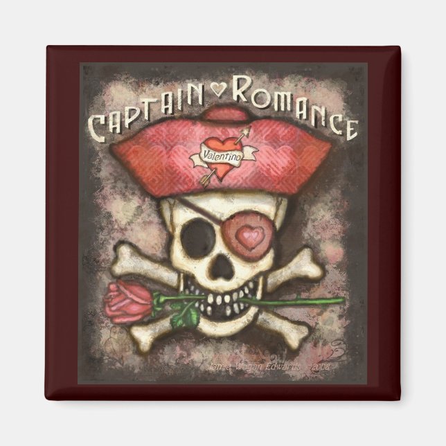Aimant Pirate de Saint-Valentin pour hommes (Devant)