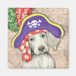 Aimant Pirate de Weimaraner