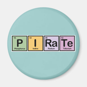Aimant Pirate en éléments