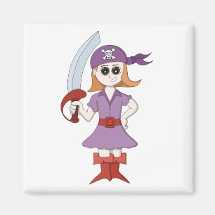 Aimant Pirate Girl