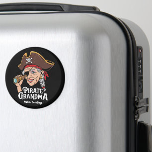 Aimant Pirate grand-mère drôle grand-mère Halloween costu