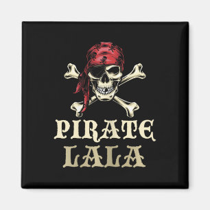 Aimant Pirate Lala Skull Correspondant Grand-mère Hallowe