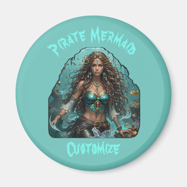 Aimant Pirate Mermaid Lady Thunder_Cove (Devant)