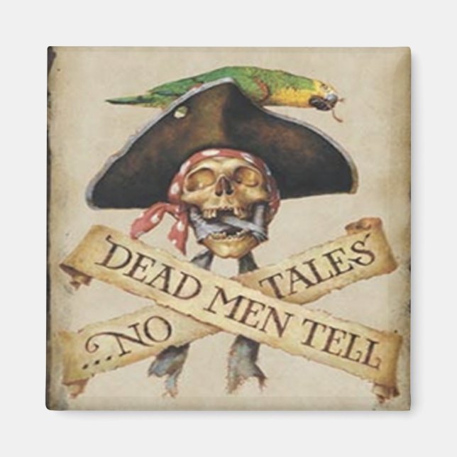 Aimant pirate mort (Devant)