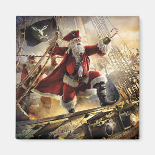 Aimant Pirate Père Noël
