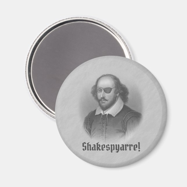 Aimant Pirate Shakespeare (Recto/Verso)