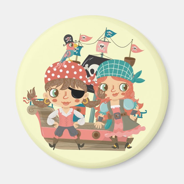 Aimant Pirates Girly (Devant)