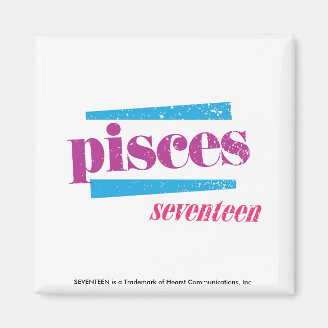 Aimant Pisces violet (Devant)