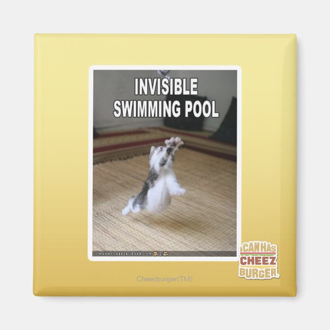 Aimant Piscine invisible (Devant)