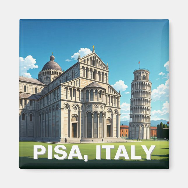 Aimant Pise Italie Travel Piazza dei Miracoli (Devant)