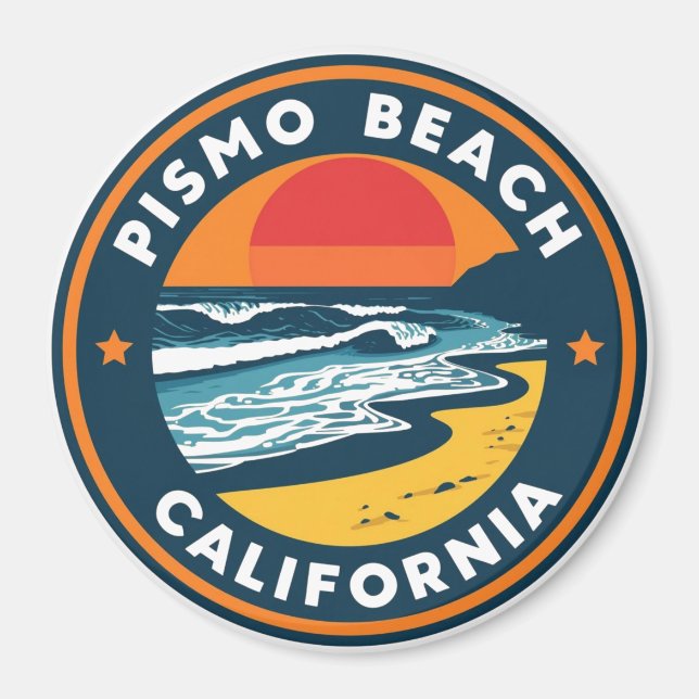 Aimant Pismo Beach, California (Devant)
