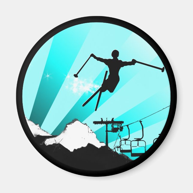 Aimant piste en poudre (Devant)