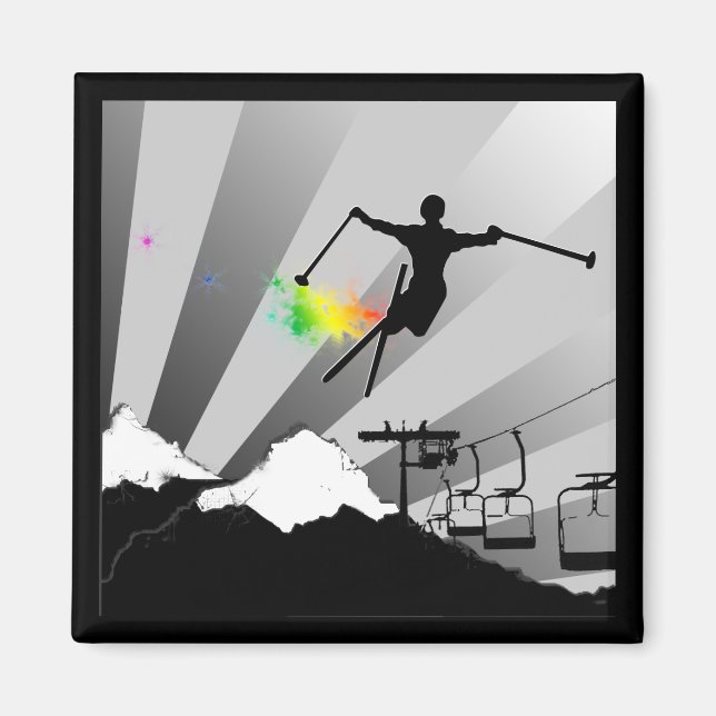 Aimant piste en poudre (Devant)