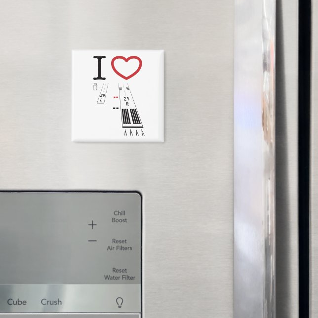 Aimant Pistes de l'aéroport de Torrance 29L et 29R - aima (In situ (réfrigérateur))