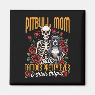 Aimant Pitbull Maman Pittie Maman Chien Maman Pitbull Mam