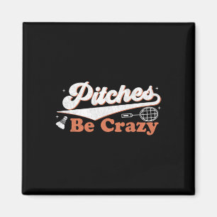 Aimant Pitches Be Crazy Funny Badminton Players Pitches S