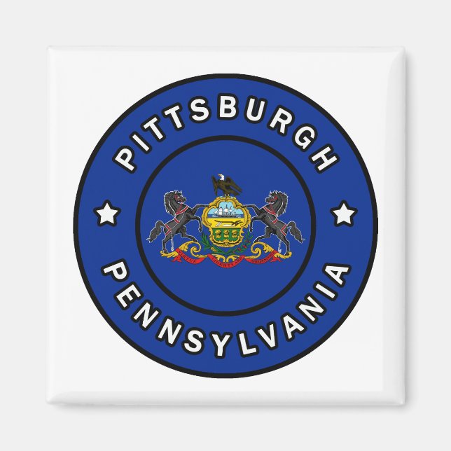 Aimant Pittsburgh Pennsylvanie (Devant)