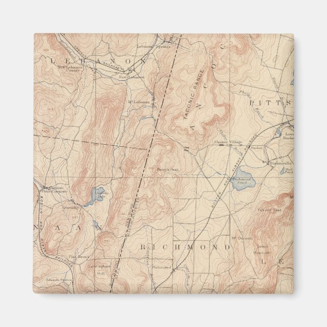 Aimant Pittsfield, Massachusetts (Devant)