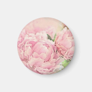 Aimant Pivoines roses