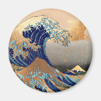 PixDezines Vintage Great Wave Hokusai 斎 の 葛’飾