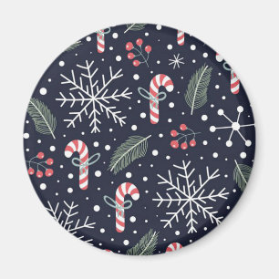 Aimant pixels de Noël
