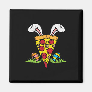 Aimant Pizza Pâques Slice Bunny Oars Amusants Snack