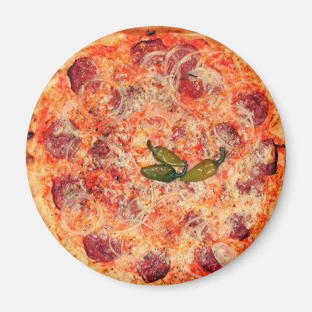 Aimant Pizza qui que ce soit ? (Devant)