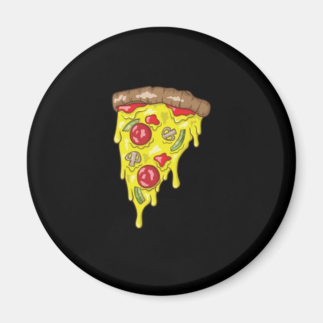 Aimant Pizza Stück Salami (Devant)