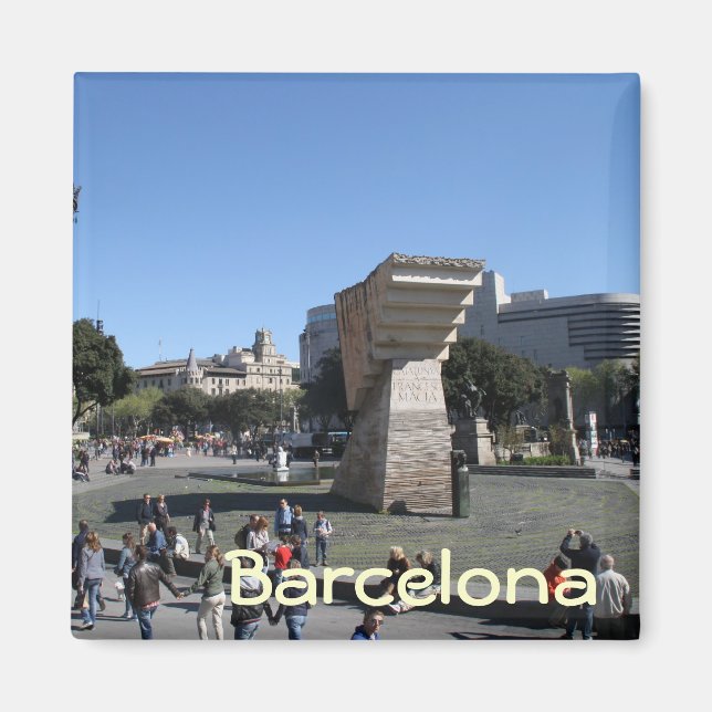 Aimant Plaça Catalunya, Barcelone (Devant)