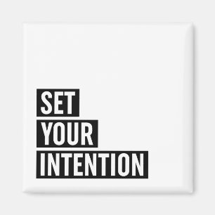 Aimant Placez votre typographie d'intention