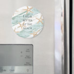 Aimant Plage Aqua Mint Starfish Grandes<br><div class="desc">Plage Aqua Mint Starfish Grandes</div>