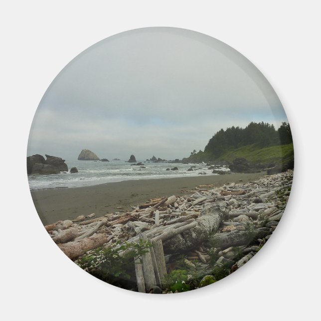 Aimant Plage cachée I du parc national de Redwood (Devant)