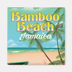 Aimant Plage de Bamboo Jamaïque