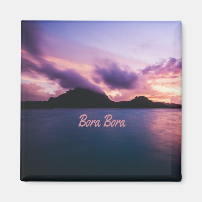 Aimant Plage de Bora Bora Suset Island (Devant)
