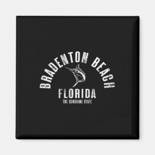 Aimant Plage de Bradenton Beach Floride Fl Rétro Vintage