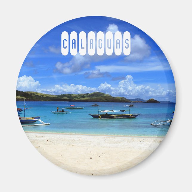 Aimant Plage de Calaguas aux Camarines Philippines (Devant)
