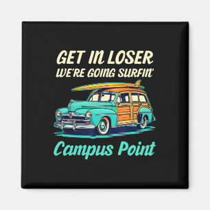 Aimant Plage de Campus Point Californie Surf Femmes Homme
