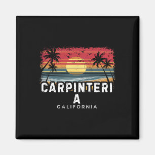 Aimant Plage de Carpinteria Californie Surfboard Beach